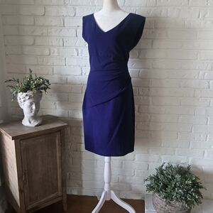 DVF Ruched Sheath Dress, 6, Work, Party, Wedding Guest